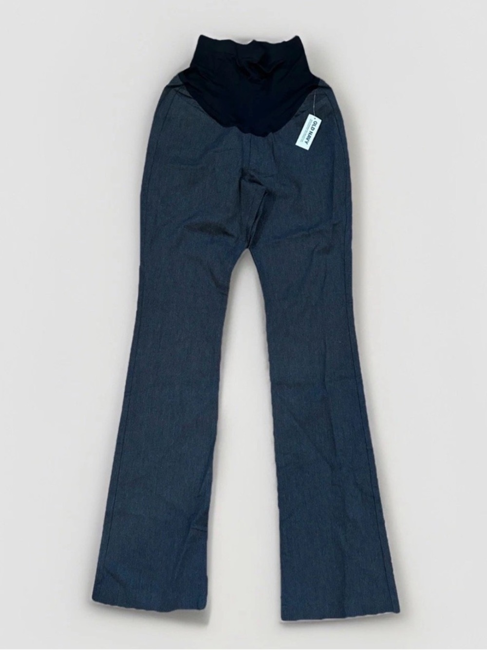 NWT Old Navy Maternity Pixie Flare  dark gray XS 2 stretchy full panel